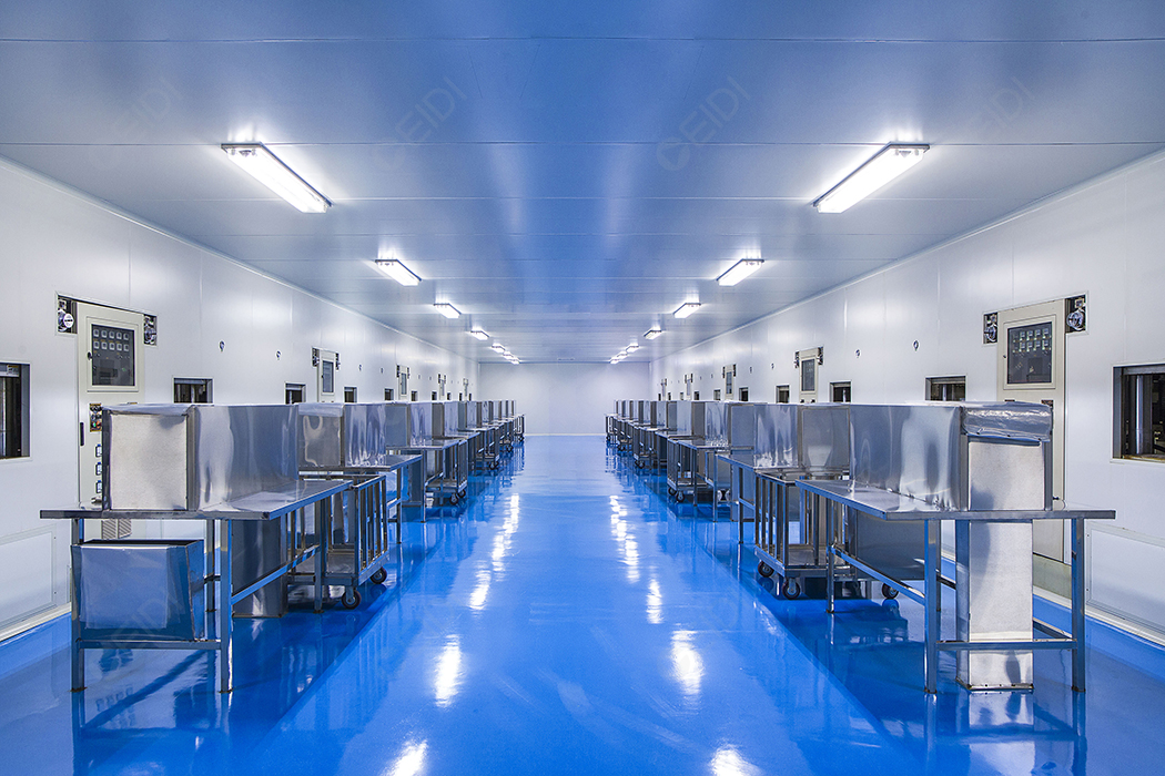 食品無塵車間建設：肉制品火腿腸潔凈車間裝修設計  CEIDI西遞